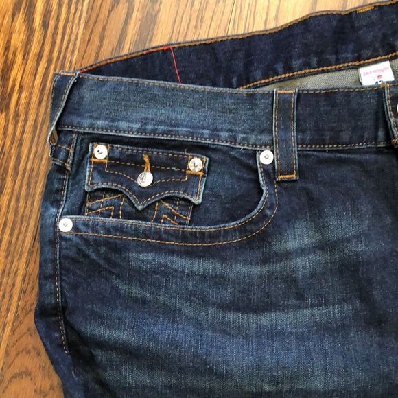 TRUE RELIGION Mens Skinny Stretch Denim Jeans 42x34 NWT - Picture 4 of 11